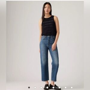 LEVI’S Ribcage Straight Ankle jeans